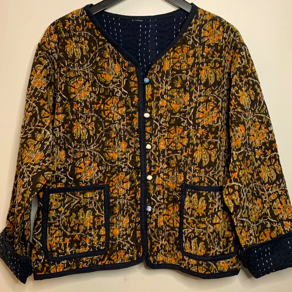 Quilted Kantha-Style Jacket